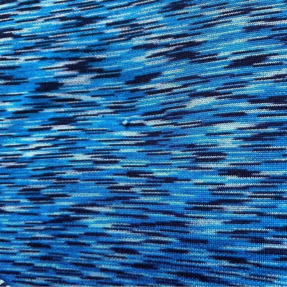 Athleta Blue Space Dye Tranquility Cowl Neck Pullover Size Small - Picture 9 of 12